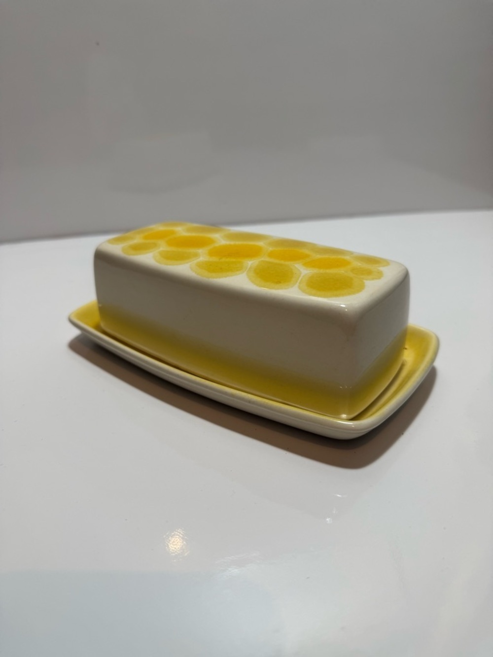 SUNDANCE by Franciscan Covered Butter Dish 7" long made England